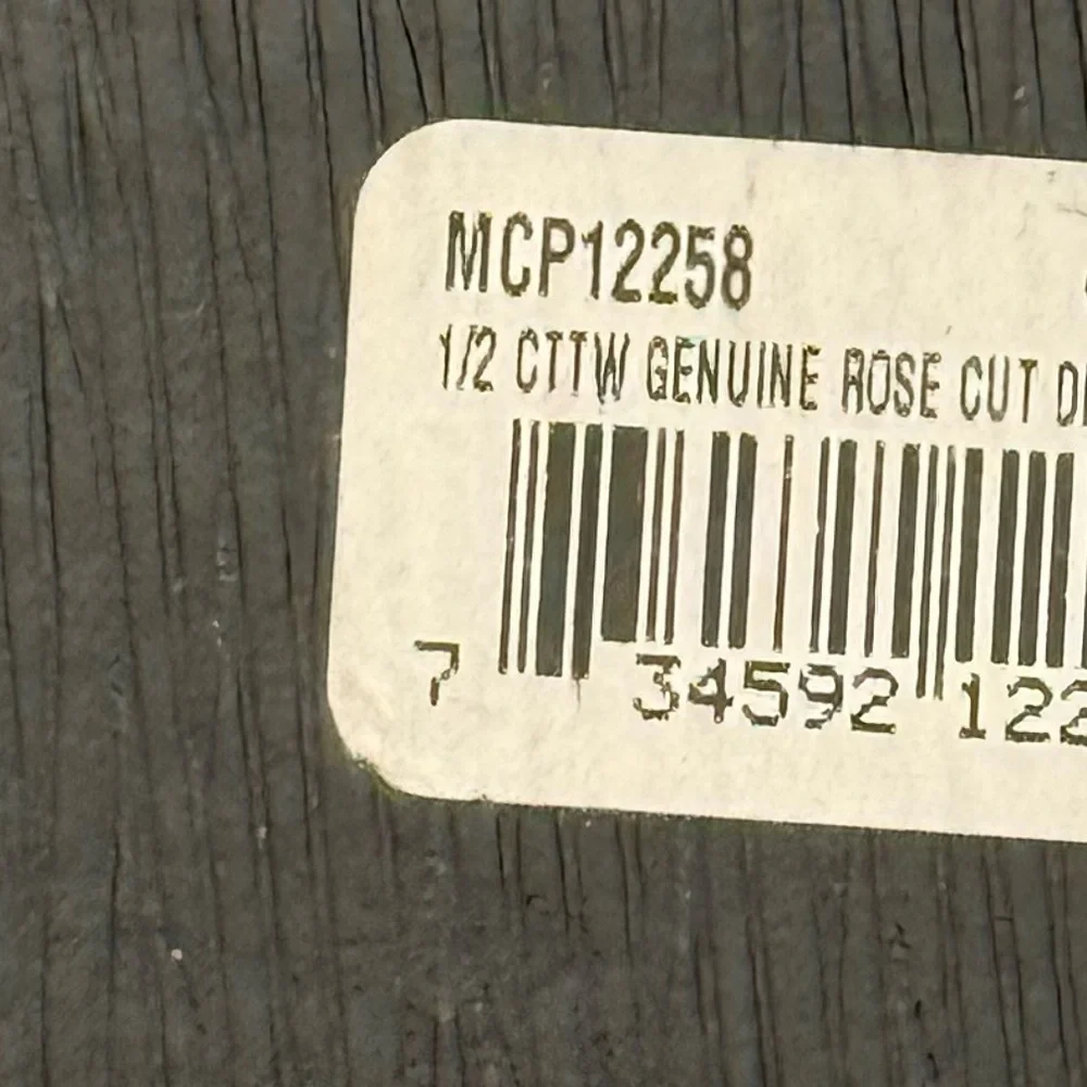 Natural Diamond Victoria Townsend 1/2 CTTW Genuine Rose Cut Heart Necklace .925 - Picture 6 of 6